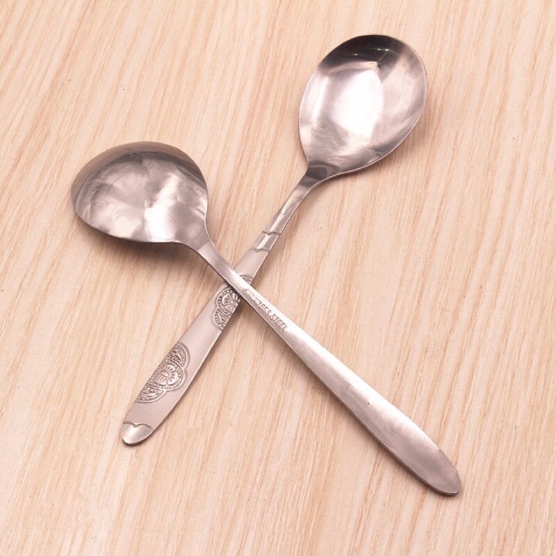 Thìa inox 304 cao cấp sáng bóng dày đẹp