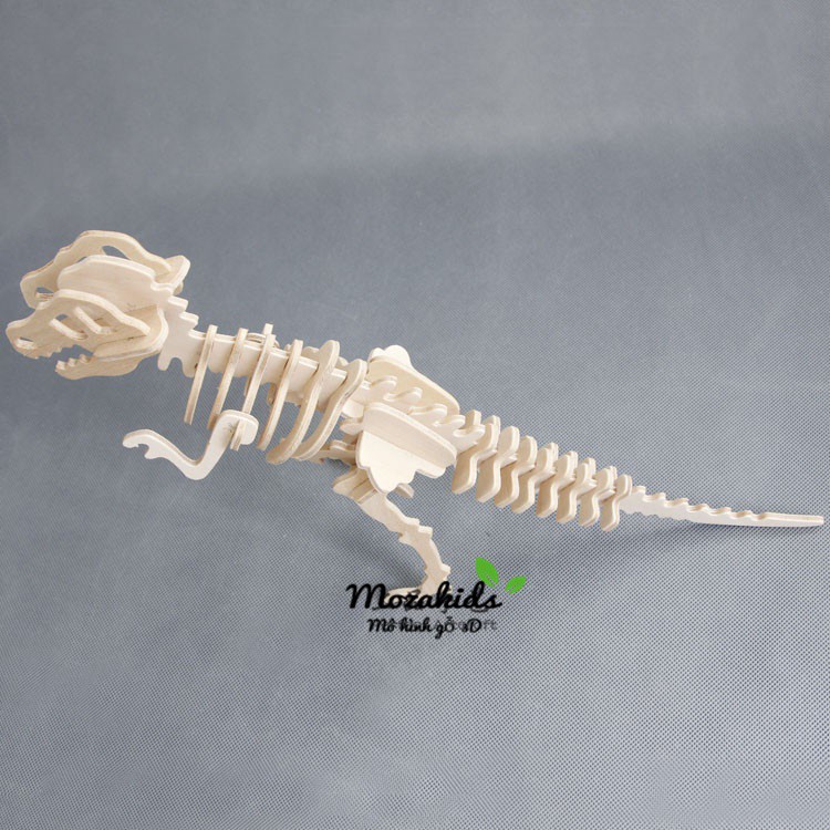 Đồ chơi lắp ráp gỗ 3D Mô hình Khủng Long Bạo Chúa T-rex