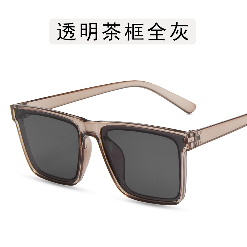 Kính Mát Gọng Vuông Độc Đáo Chống Tia uv400 Phong Cách Mới