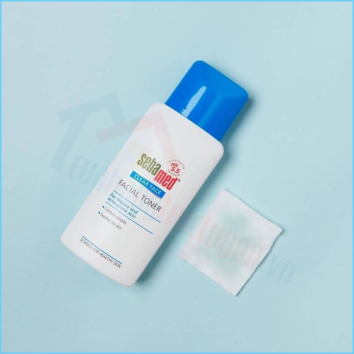 [CHÍNH HÃNG] Nước Hoa Hồng Cân Bằng Da Và Se Khít Lỗ Chân Lông Cho Da Mụn Sebamed ph5.5 150Ml Đức