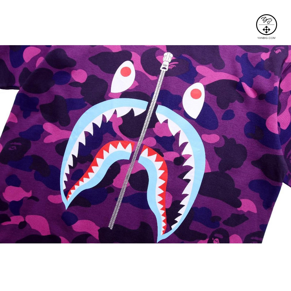 Áo Tee Shirt Bape Shark 25