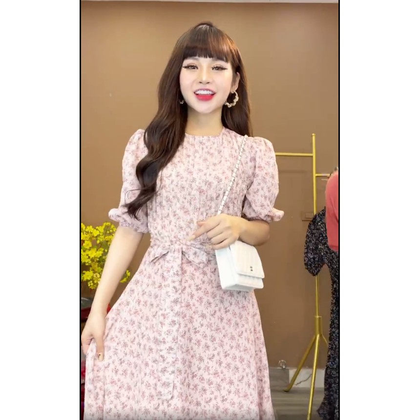 Monoco- váy hoa xếp ly ngực- 8416 | BigBuy360 - bigbuy360.vn