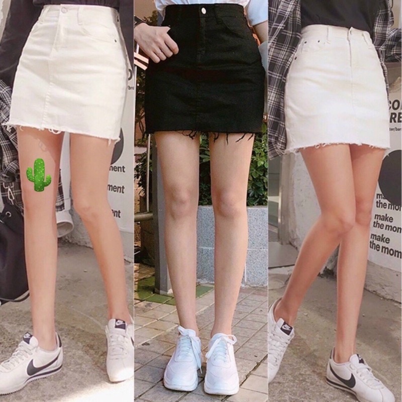 💥 Chân váy chữ A kaki tua rua đủ size có lót trong, chất kaki dày mịn đẹp💥