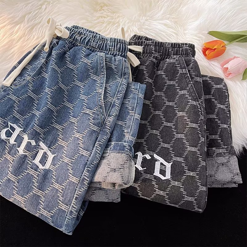 Quần Jean Dáng Rộng Thời Trang Retro Chất Lượng Cao Cho Nam quần baggy nữ quần jeans jean ống rộng nam