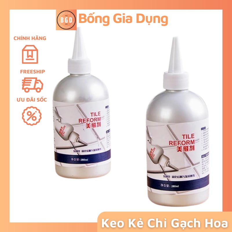 Chai Sơn Kẻ Chỉ Gạch, Làm Trắng Mạch Gạch Sàn Nhà Đa Năng