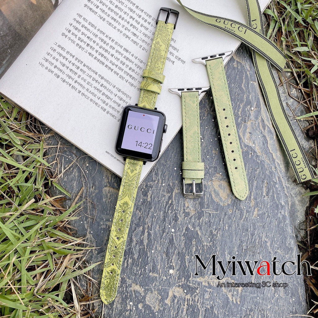 Dây Da Đeo Đồng Hồ Thông Minh iwatch series 7 6 5 3 4 2 SE 38mm 40mm 42mm 44mm 41mm 45mm T500