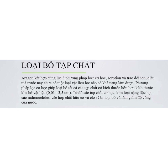 Lõi aragon cho máy lọc nước nano geyser | BigBuy360 - bigbuy360.vn