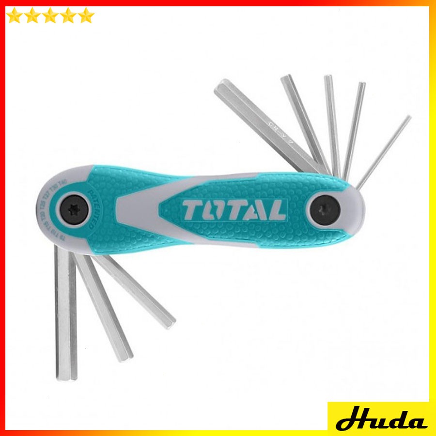 BỘ KHÓA LỤC GIÁC TRÒN BI BÔNG DẠNG XẾP 8 CHI TIẾT TOTAL POI