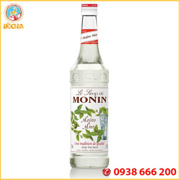 Siro MONIN Bạc Hà Trắng chai 700ML