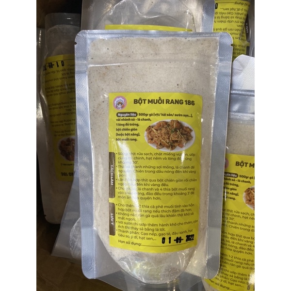 Bột Rang Muối Gói 200gram Thơm Ngon Chuẩn Vị