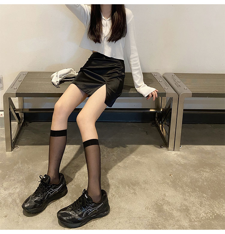 Xiaozhainv Chân Váy Chữ A Xẻ Tà Phong Cách Hàn Quốc Gợi Cảm Dành Cho Nữ | BigBuy360 - bigbuy360.vn