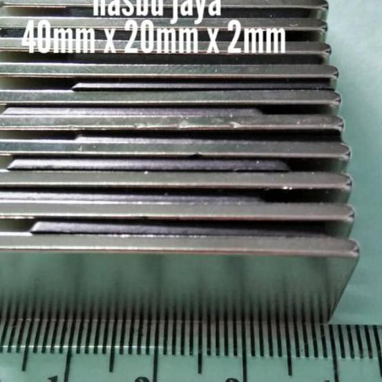 Nam Châm Hình Vuông 40x20 X 2mm / 40mm X 20mm X 2mm / 40x20 X 2mm