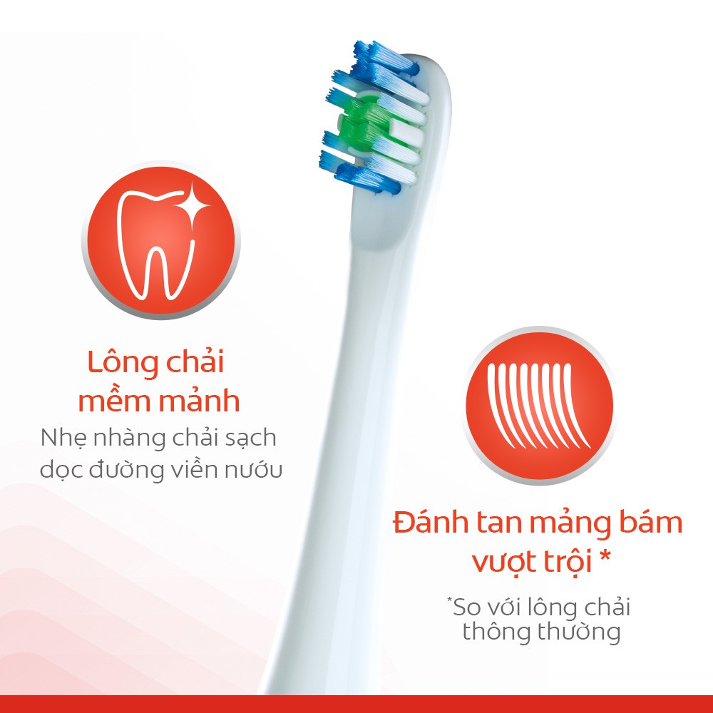 Bộ 2 đầu bàn chải điện Colgate Pro Clinical B150