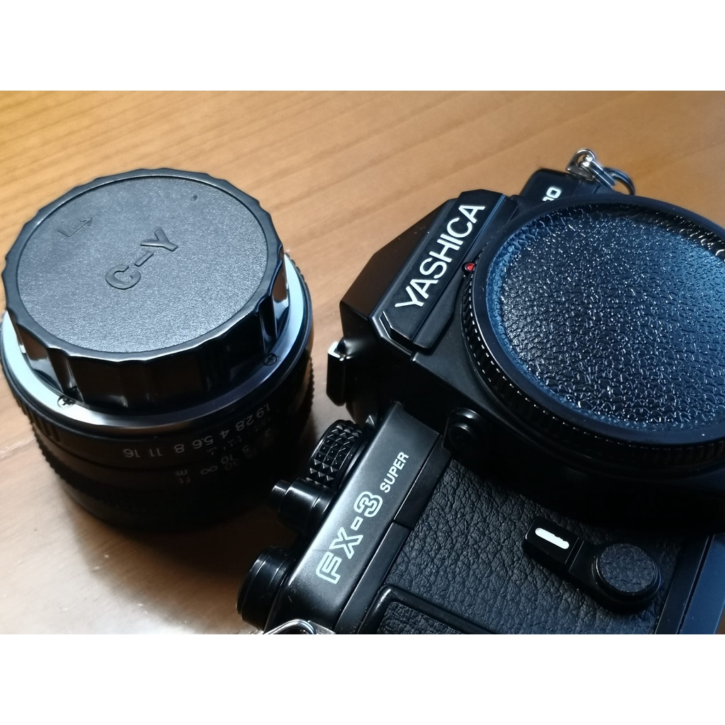 Nắp Ống Kính + Nắp Đậy Ống Kính Cho Máy Ảnh Contax Yashica C/Y CY C-Y DSLR SLR