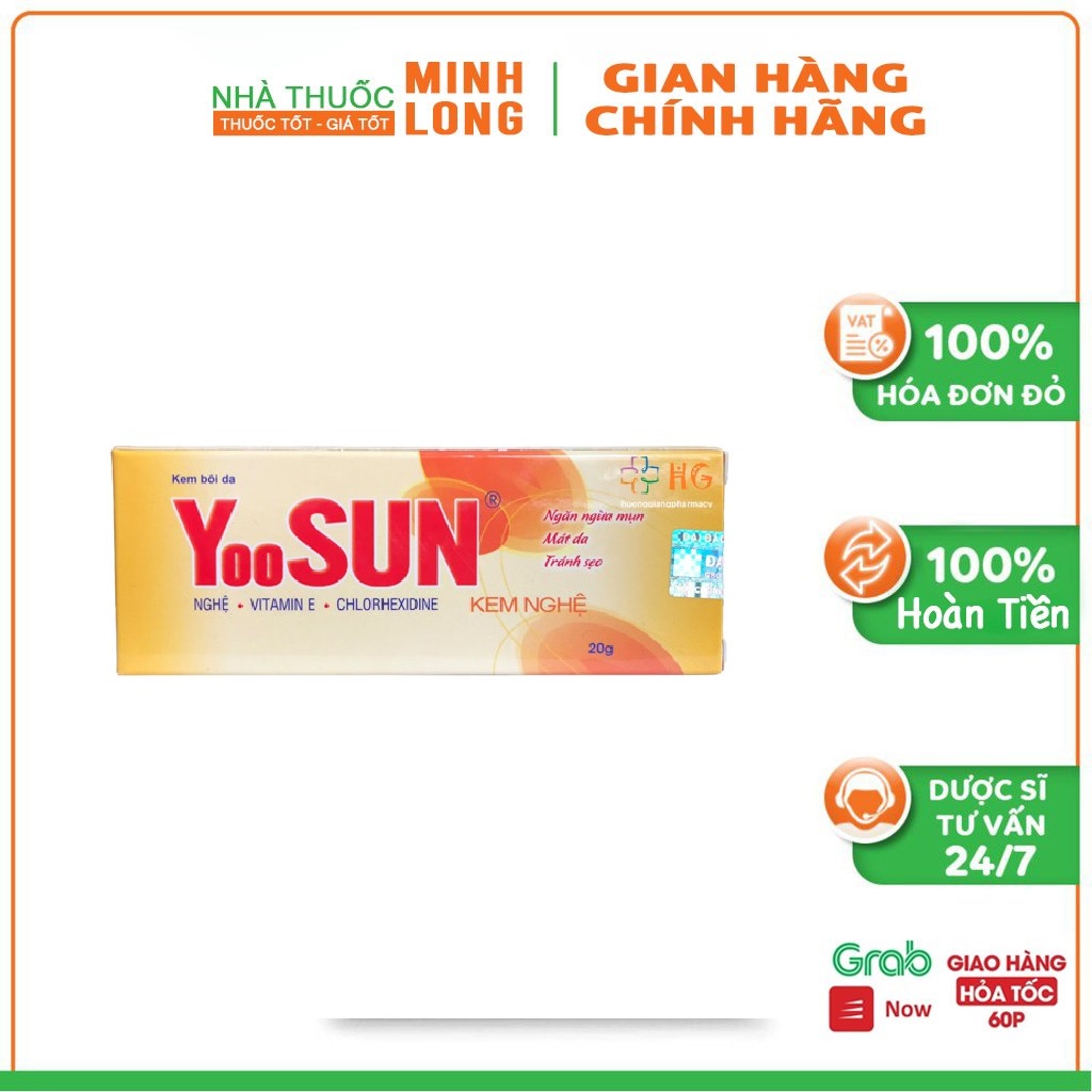 Kem dưỡng da tinh chất nghệ YOOSUN - Dịu da, ngừa sẹo, ngăn ngừa  xóa thâm (25g)