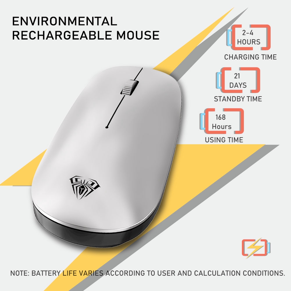 Aula Sc800 Mouse Wireless Computer Mouse