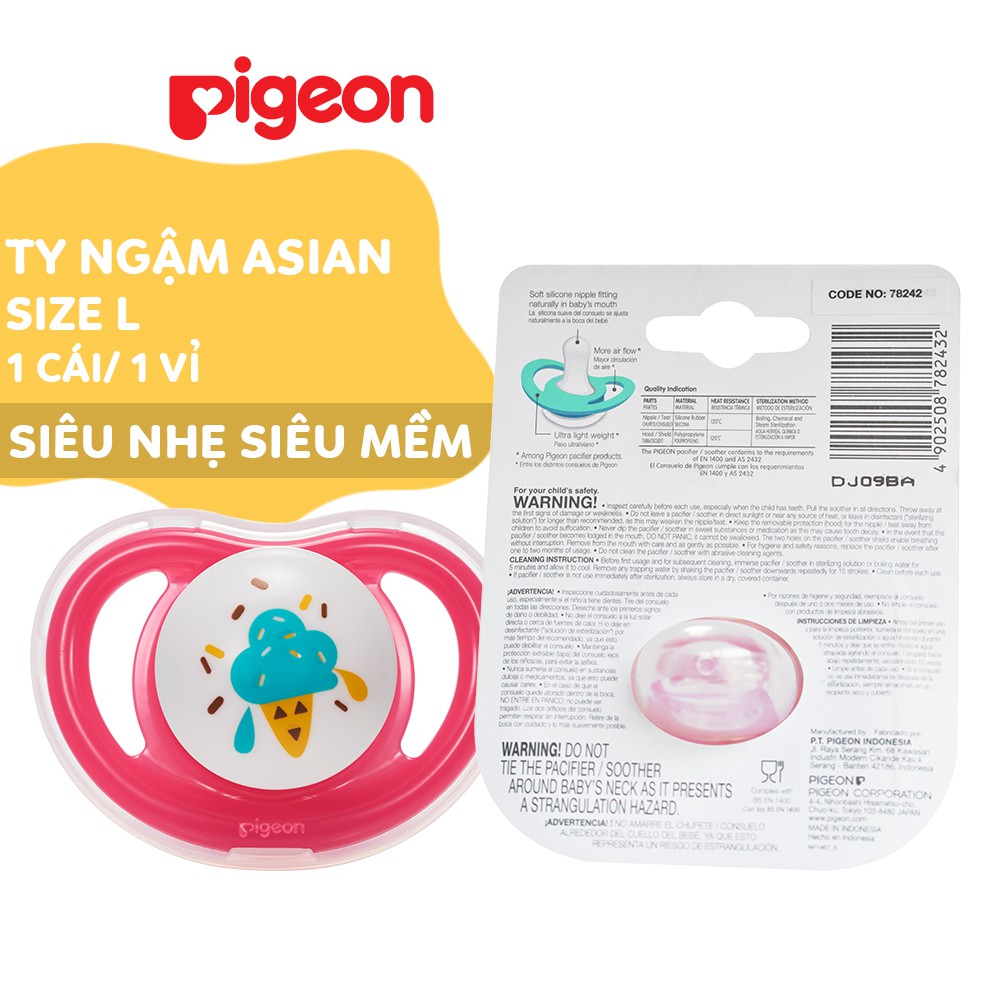 Ty ngậm đơn Pigeon size L - Boy/Girl/Unisex