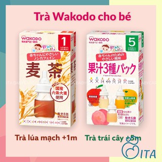 Trà Wakodo lúa mạch, trái cây cho bé