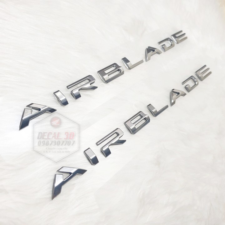 TEM AIR BLADE 2020 CHỮ NỔI NHIỀU MÀU HÀNG CAO CẤP SẮC NÉT CỰC ĐẸP - GIÁ 1 CẶP