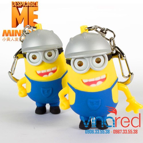 Combo 02 Móc Khóa Minion Biết Nói I Love You