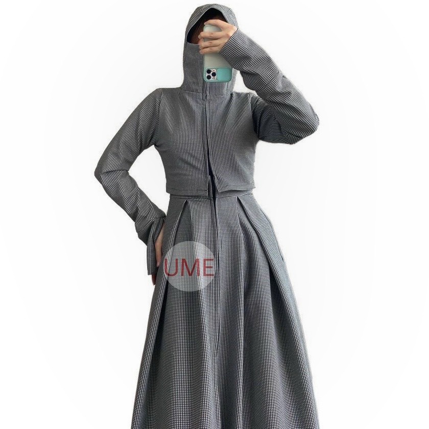 Đầm chống nắng toàn thân croptop hàng thiết kế vải umi mềm 2 lớp dày dặn cao cấp chống tia UV