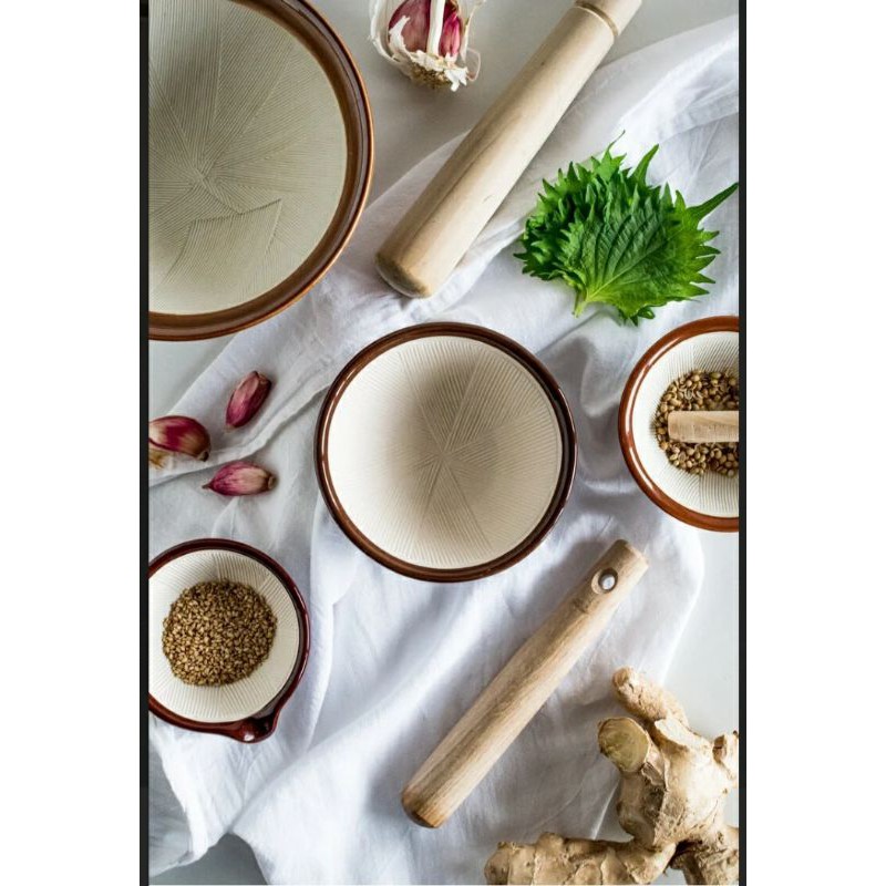 Cối chày Nhật Bản chuyên cung cấp cho nhà hàng, khách sạn Nhật, Hàn (LOẠI CỐI DÀY, CHÀY XỊN JAPAN)