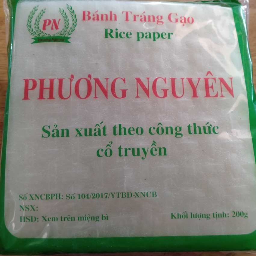 Bánh tráng gạo cuốn Phương Nguyên bì 200gram