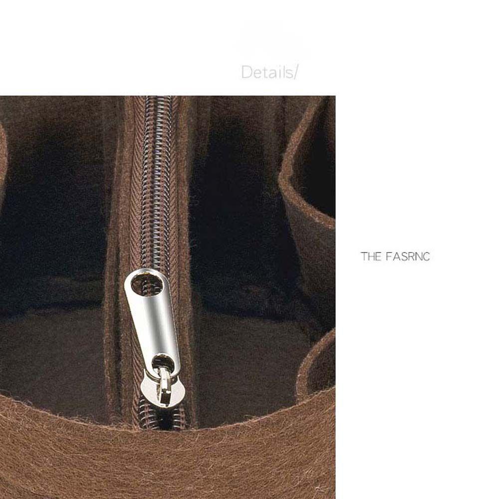 QQMALL Túi Đựng Mỹ Phẩm Lót Nỉ Bên Trong Tiện Dụng