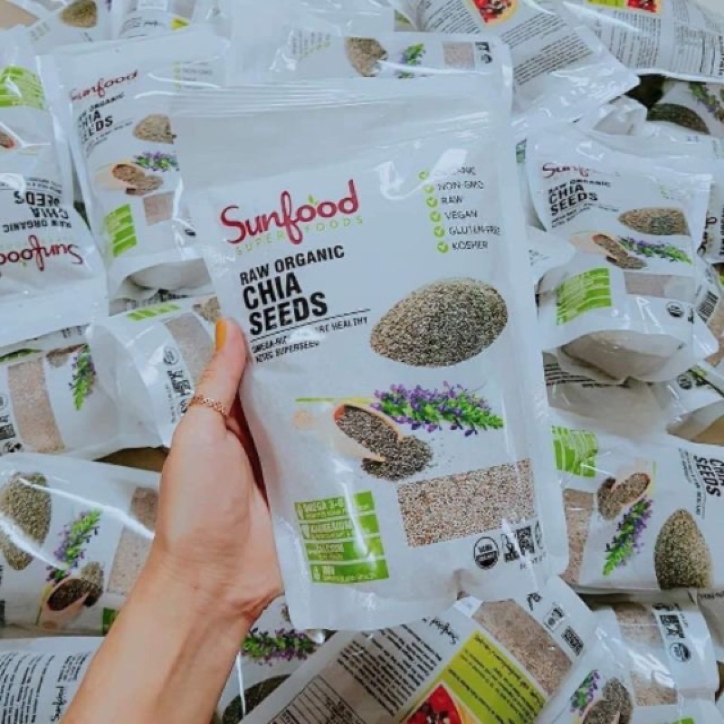 Hạt chia Sunfood Raw Organic 454g