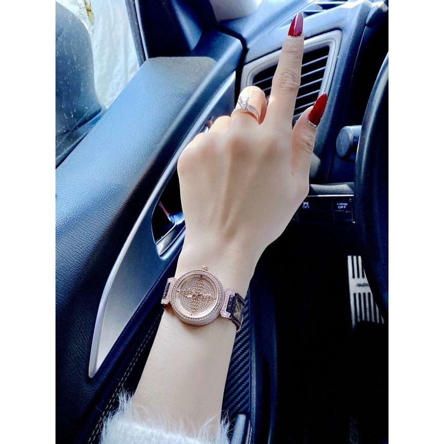[FULL BOX] Đồng hồ nữ LOUIS VUITTON IN DIAMONDS - Máy thụy - 33mm- bảo hành 24 tháng | BigBuy360 - bigbuy360.vn