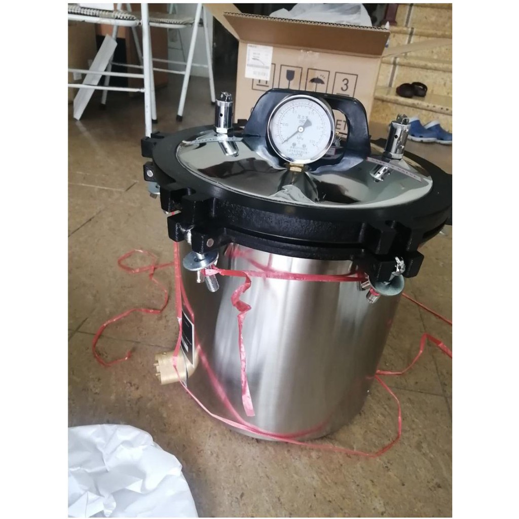 Nồi hấp tiệt trùng y tế inox 18L, hàng nhập khẩu tuyệt đối an toàn, vật liệu tốt, bao không rỉ