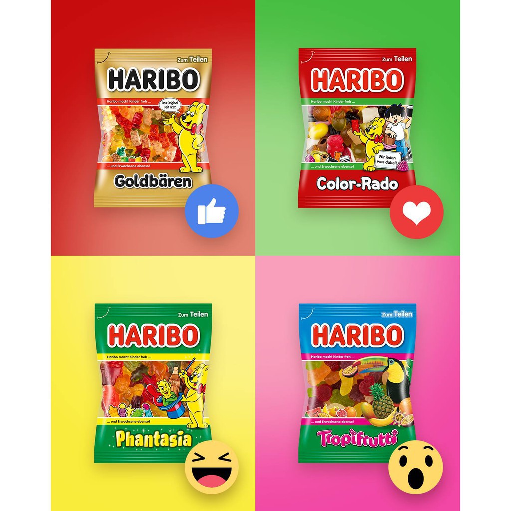 Kẹo dẻo các loại Haribo, Fini, Vidal, Trolli, Chupa Chups