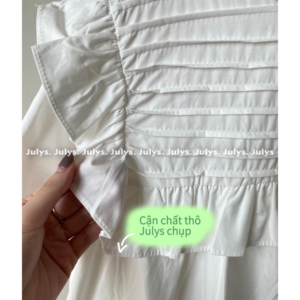 Áo váy babydoll thô xếp li ngang Julys (ảnh THẬT kèm video) | BigBuy360 - bigbuy360.vn