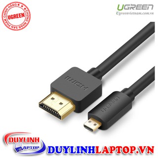 Cáp Micro HDMI to HDMI dài 2m chính hãng UGREEN 30103 - Micro HDMI to HDMI