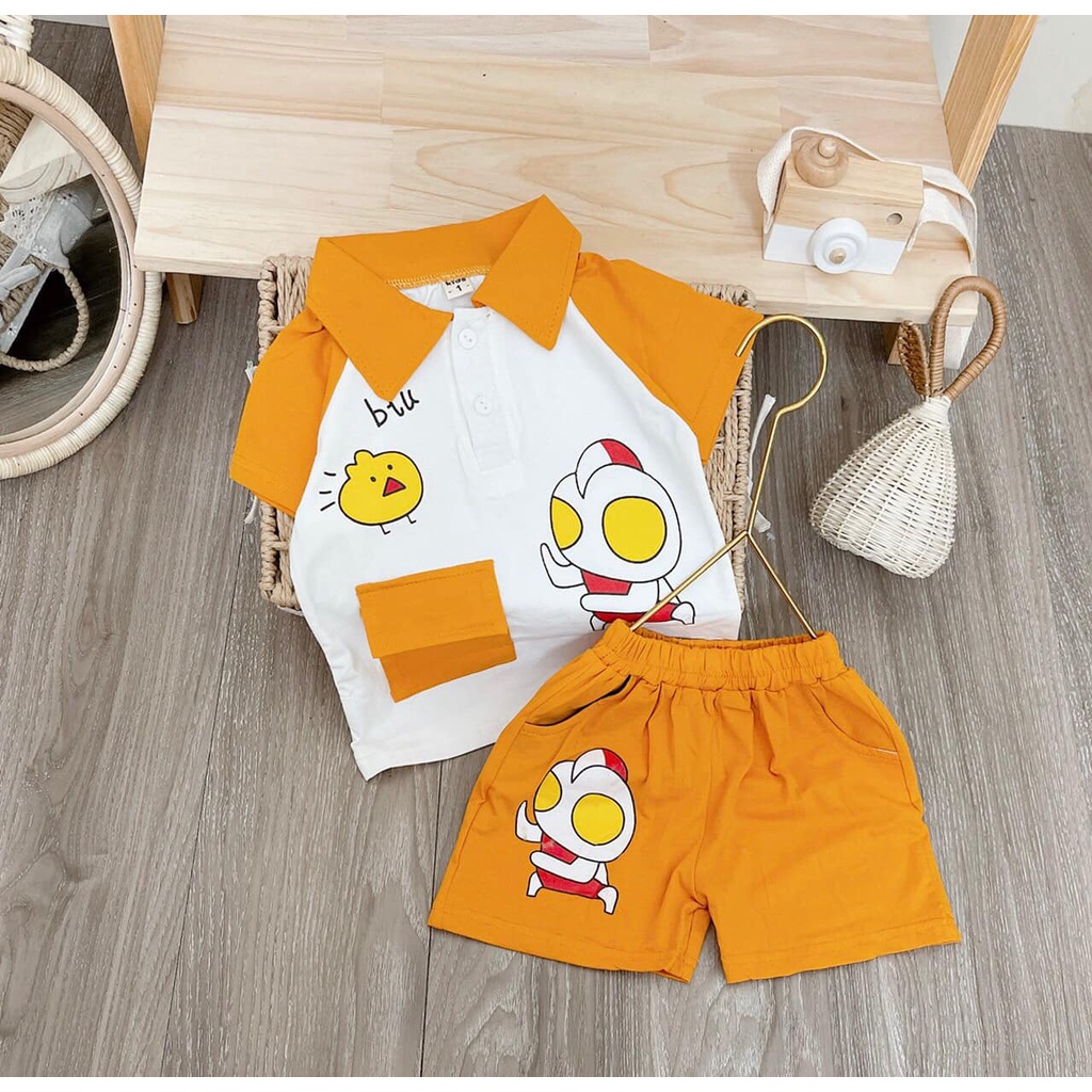 |FAMARAL1 giảm 10k cho đơn 50k|Bộ hoạt hình ngộ nghĩnh cho bé mặc đi chơi đi học