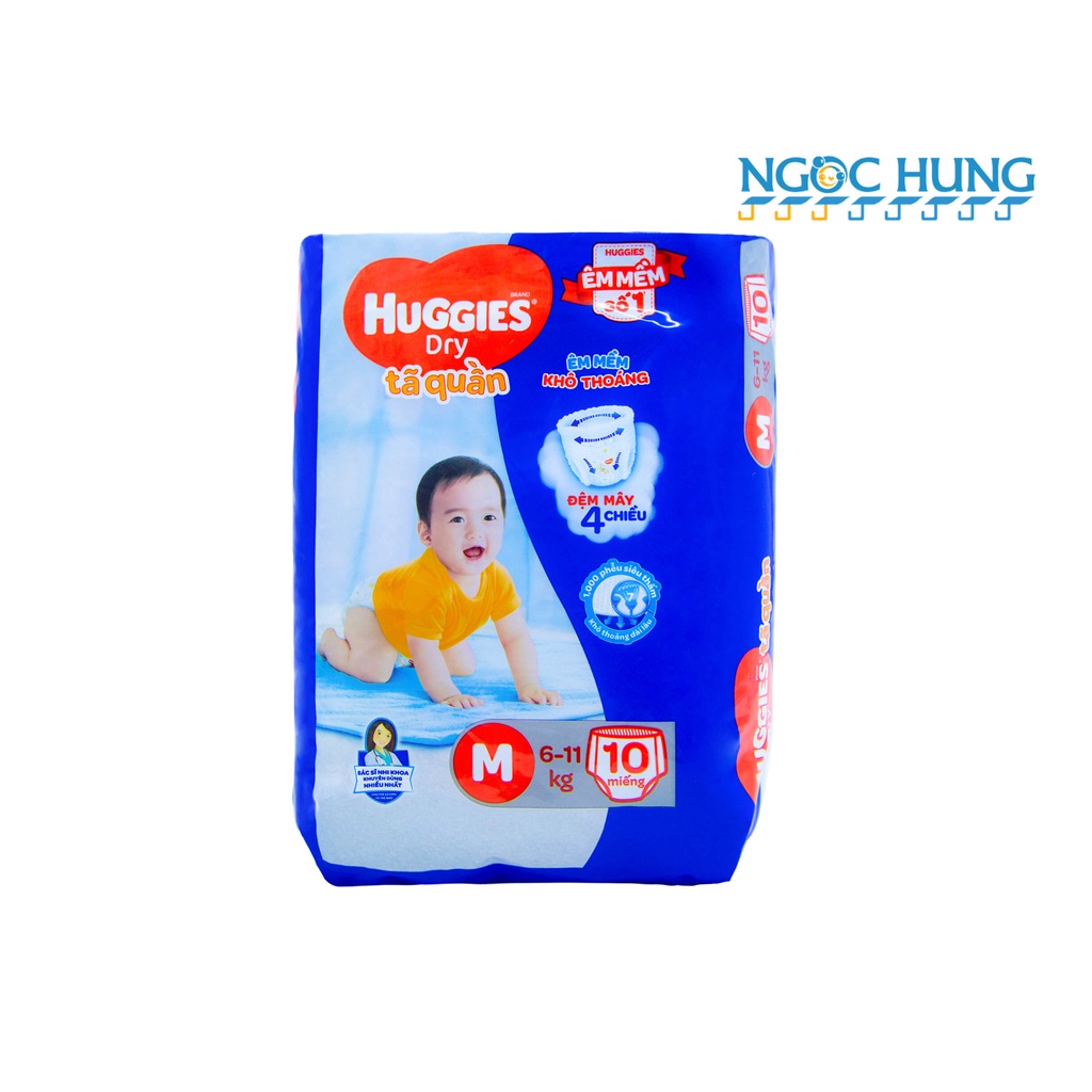 Tã quần Huggies size M 10 miếng