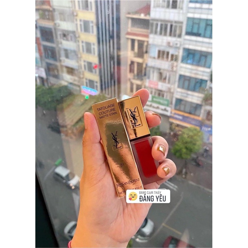 Son kem lì YSL 31 mầu đỏ hồng sang chảnh | BigBuy360 - bigbuy360.vn