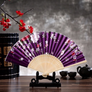 Quạt lụa trang trí (gửi màu ngẫu nhiên)