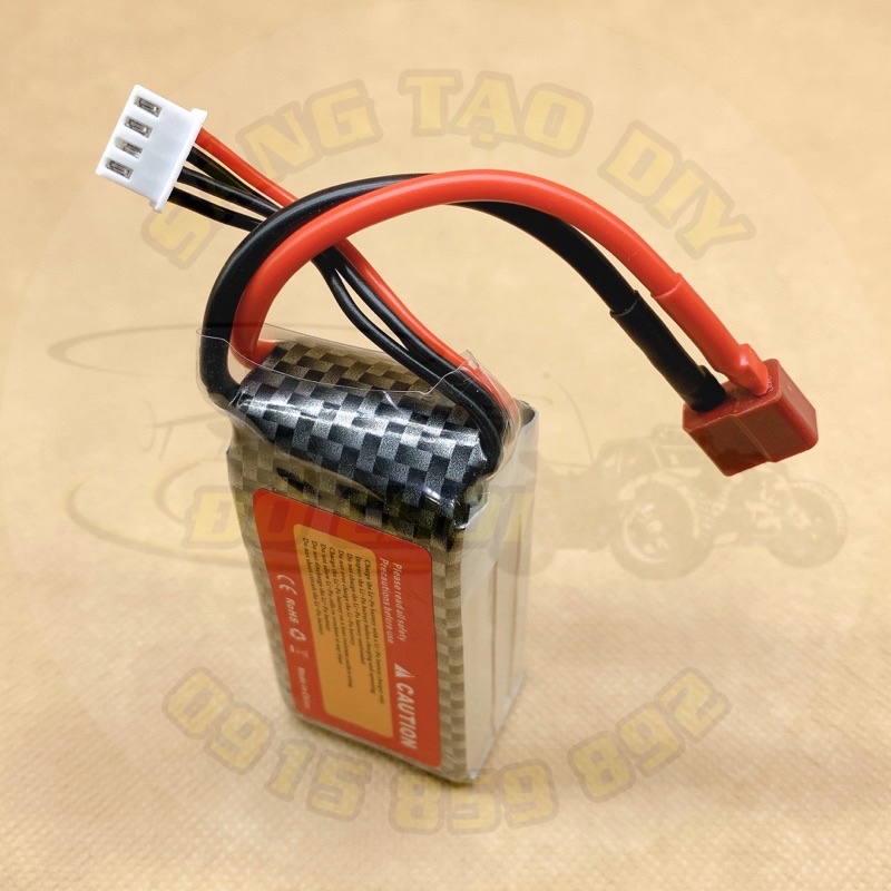Pin Lipo 3s 1500 mAh 45C. Giắc XT60 và giắc T