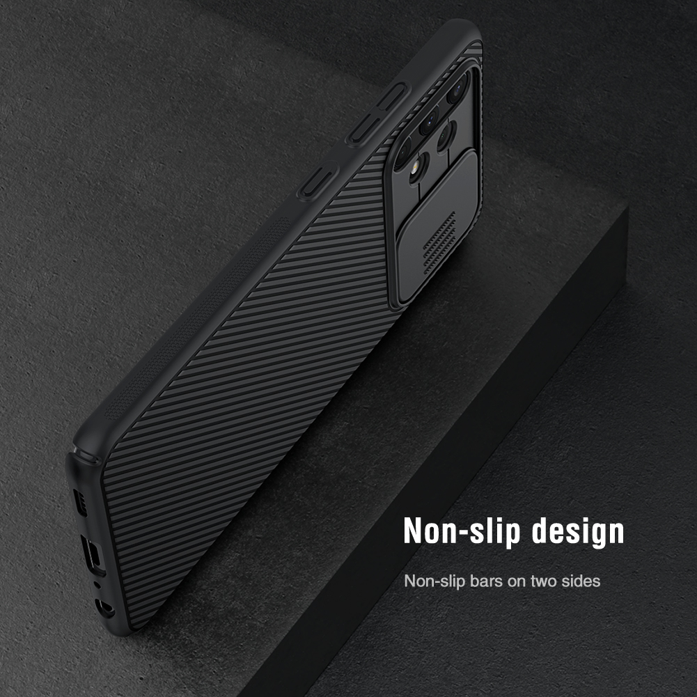 Ốp Điện Thoại Nillkin CamShield Bằng PC Cứng Có Nắp Trượt Bảo Vệ Camera Cho Samsung Galaxy A32 4G