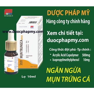 Serum mụn trứng cá, mụn thâm, mụn mủ, mụn bọc & mụn đầu đen: trungcazaca