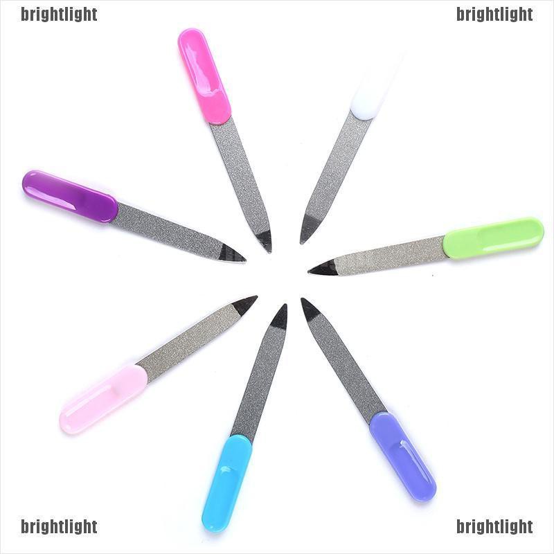 (Hàng Mới Về) 2 Cây Dũa Móng Tay Bằng Thép Không Gỉ