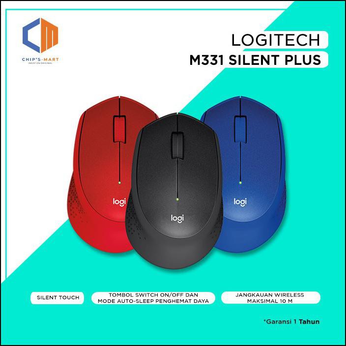 Vòng đeo tay Logitech M331 MOUSE WIRELESS SILENT PLUS 100% hàng chính hãng