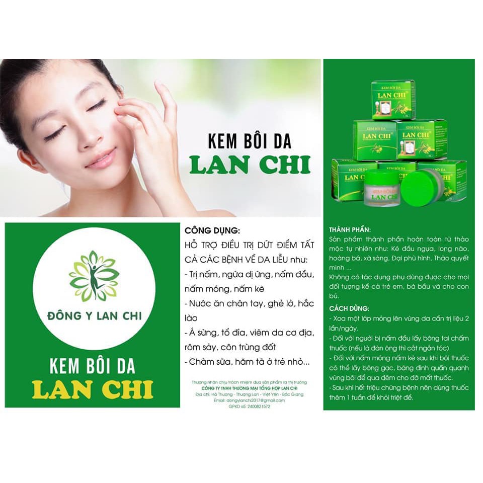 [shop yêu thích] Kem Bôi Da Lan Chi [siêu rẻ]
