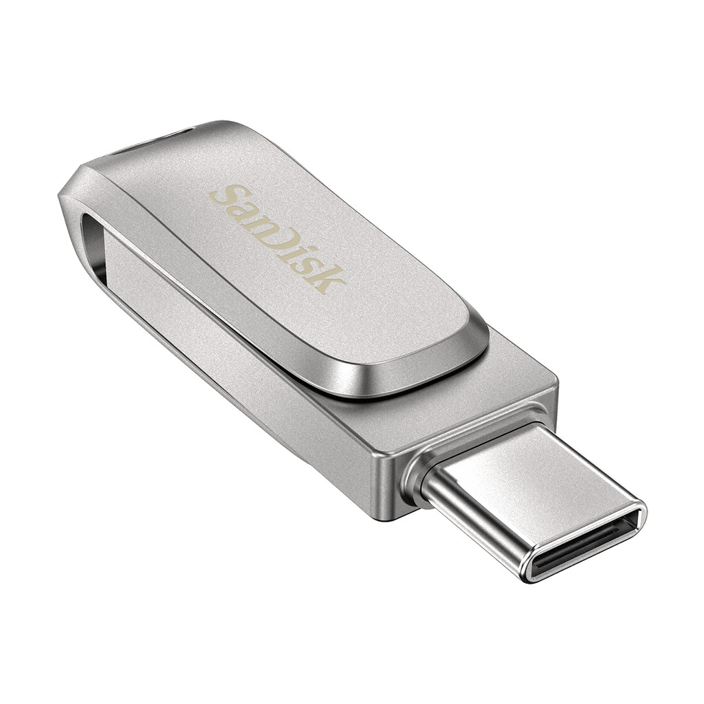 USB OTG 3.1 Gen 1 SanDisk 64GB SDDDC4 Ultra® Dual Drive Luxe USB Type-C upto 150MB/s vỏ kim loại tặng kèm đèn LED USB