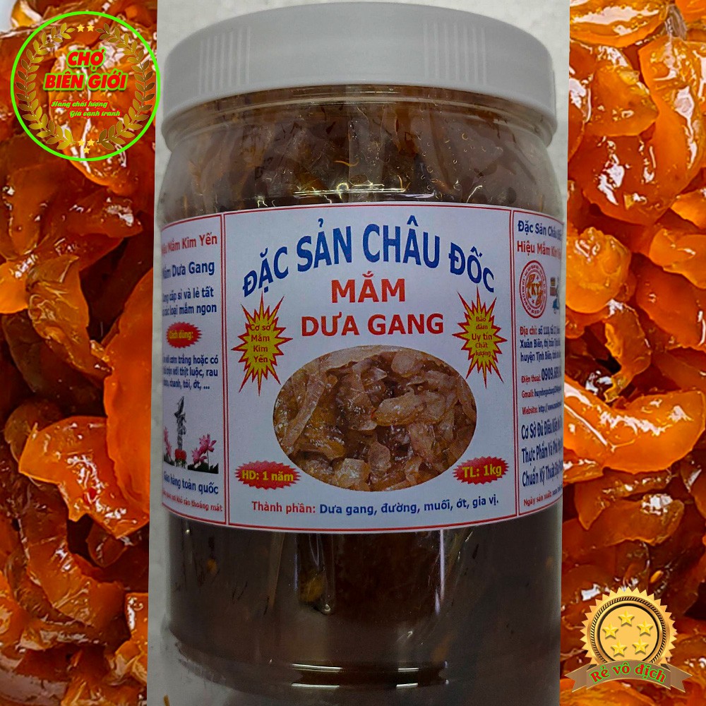 Mắm Dưa Gang Châu Đốc Trộn Sẵn Vừa Ăn Giòn Ngon Hủ 500gr