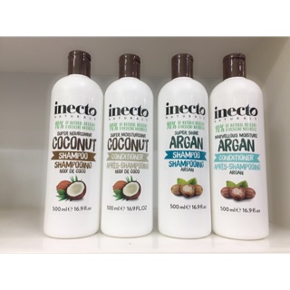 DẦU GỘI - XẢ TÓC INECTO CHIẾT XUẤT TỪ DẦU ARGAN VÀ DỪA (xách tay Đức - 530.000 đ/ cặp gội, xả)