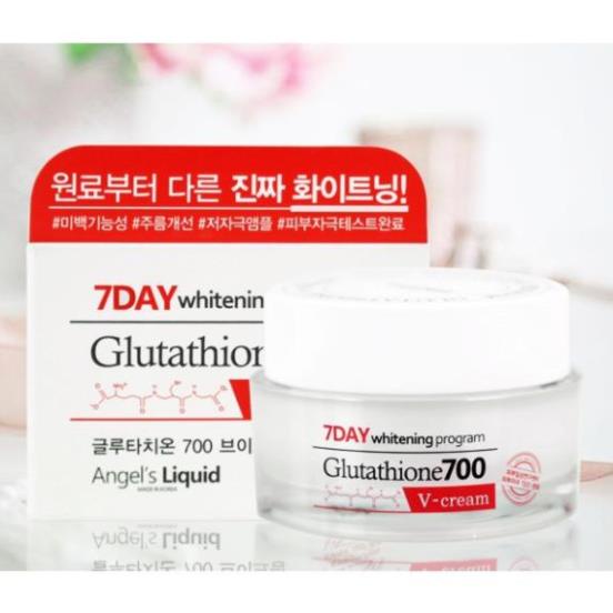 SALE 50% Kem Dưỡng Trắng Da 7 Day Whitening Program Glutathione 700 V-Cream