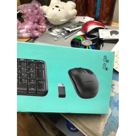 Bộ Bàn Phím Và Chuột Logitech MK220 Không Dây - Hàng chính hãng hàng chính hãng .