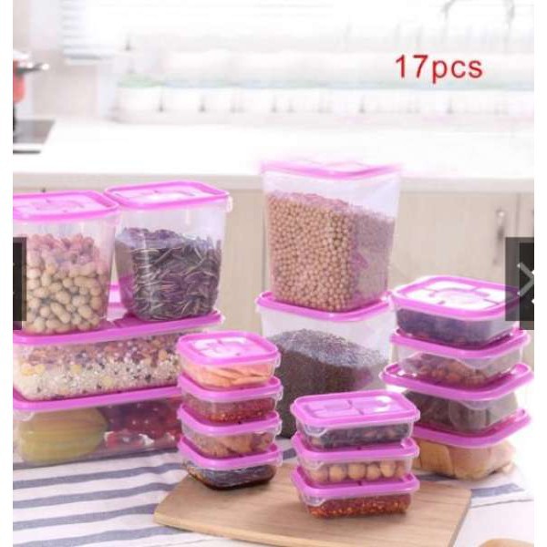 [ 17 HỘP ] Hộp Đựng Thức Ăn 17 Món Siêu Đa Năng Tiện Dụng – Bộ Hộp Đựng Thức Ăn IKEA 17 Hộp Cao Cấp | BigBuy360 - bigbuy360.vn